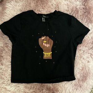 Forever 21 BLM Cropped Tee